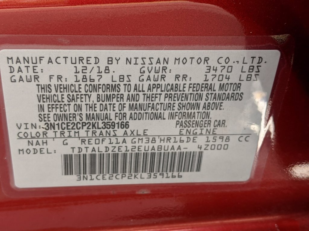 2019 Nissan Versa Note SV - Photo 29 - Los Angeles, CA 91306
